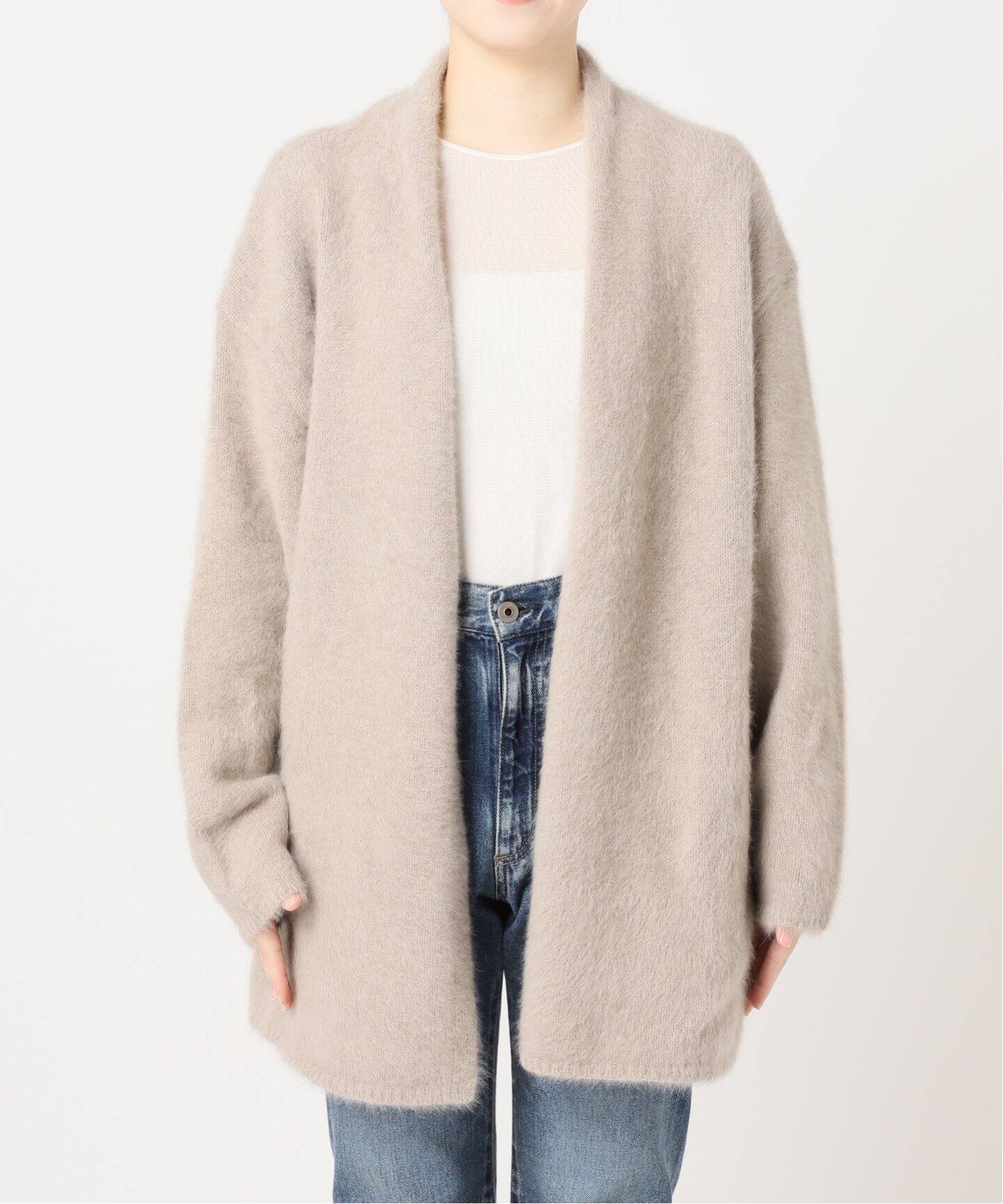 fox cashmere fur gown カーディガン（カーディガン）｜Plage  