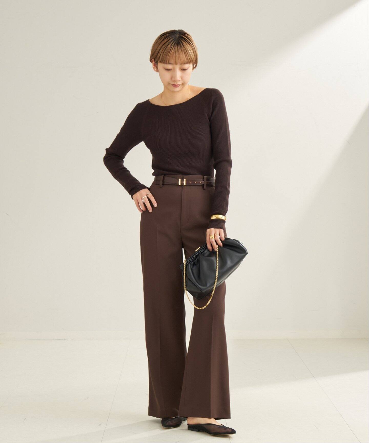 easy care rib プルオーバー（ニット／セーター）｜Plage（プラージュ  