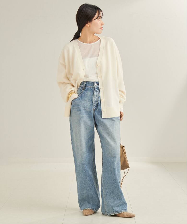 WEB限定追加》sweat kn nuance カーディガン（カーディガン）｜Plage 