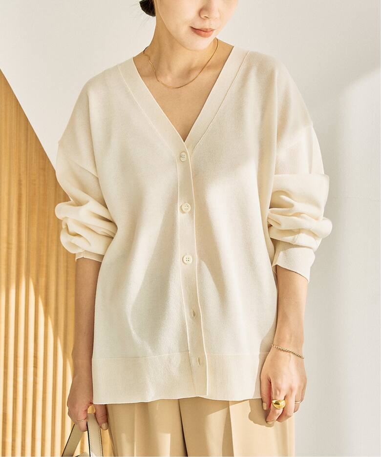 WEB限定追加》sweat kn nuance カーディガン（カーディガン）｜Plage 