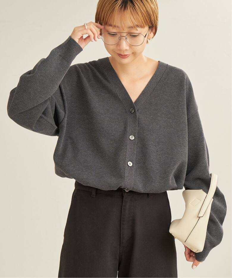 WEB限定追加》sweat kn nuance カーディガン（カーディガン）｜Plage 
