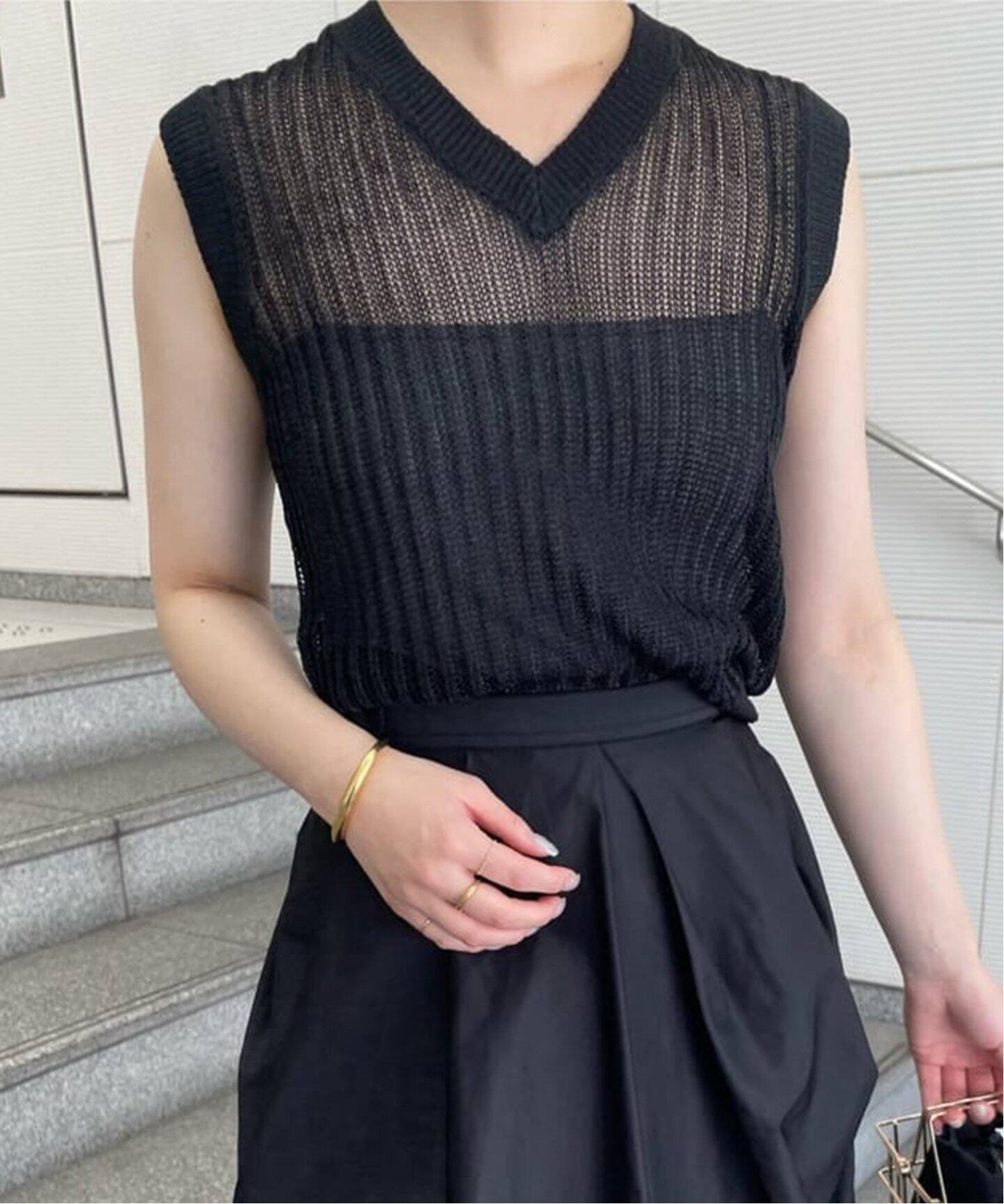 SHEER RIB ベスト（ベスト）｜Plage（プラージュ）の通販｜BAYCREW
