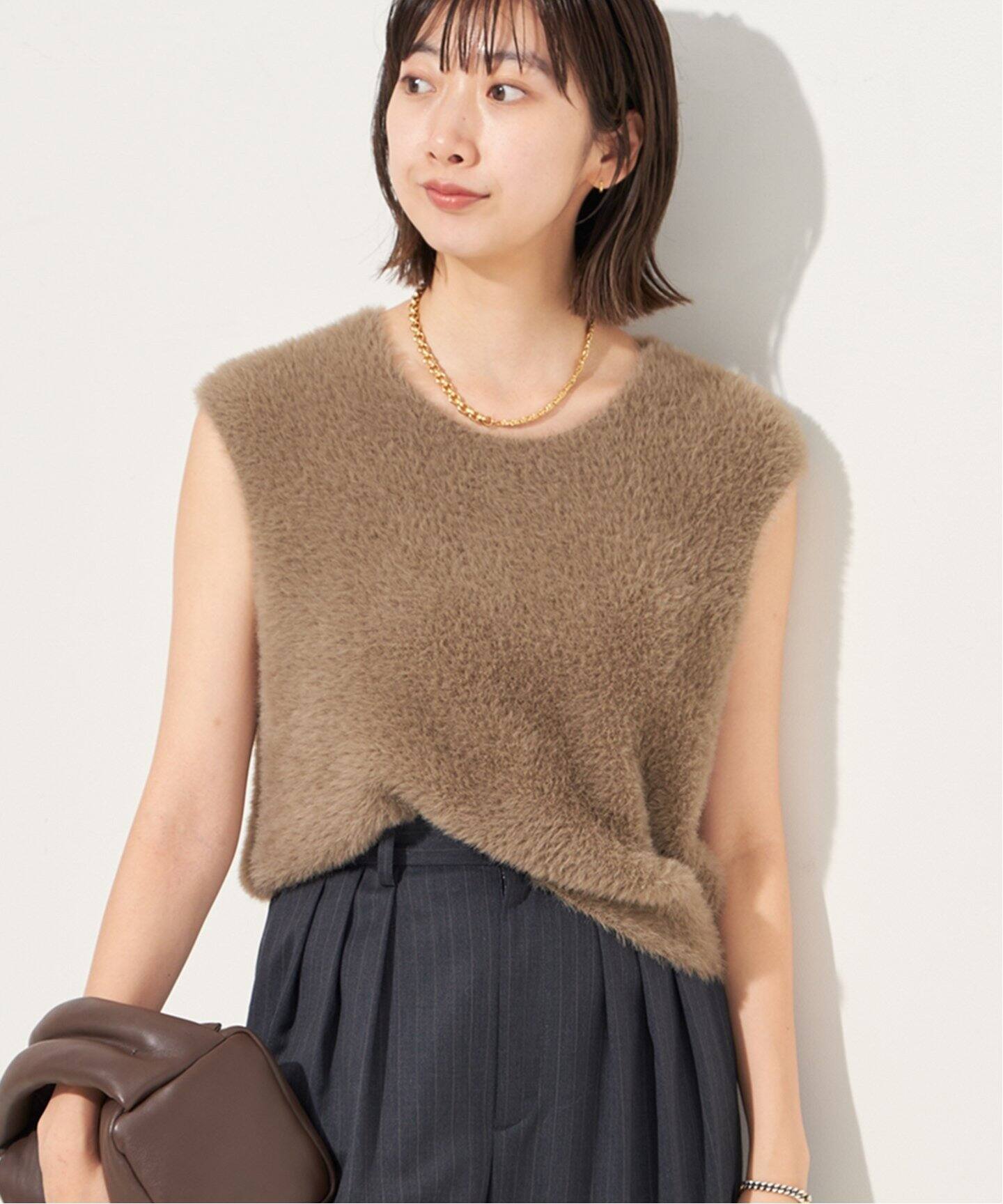 SHAGGY CROPPED プルオーバー（ニット／セーター）｜Plage（プラージュ  