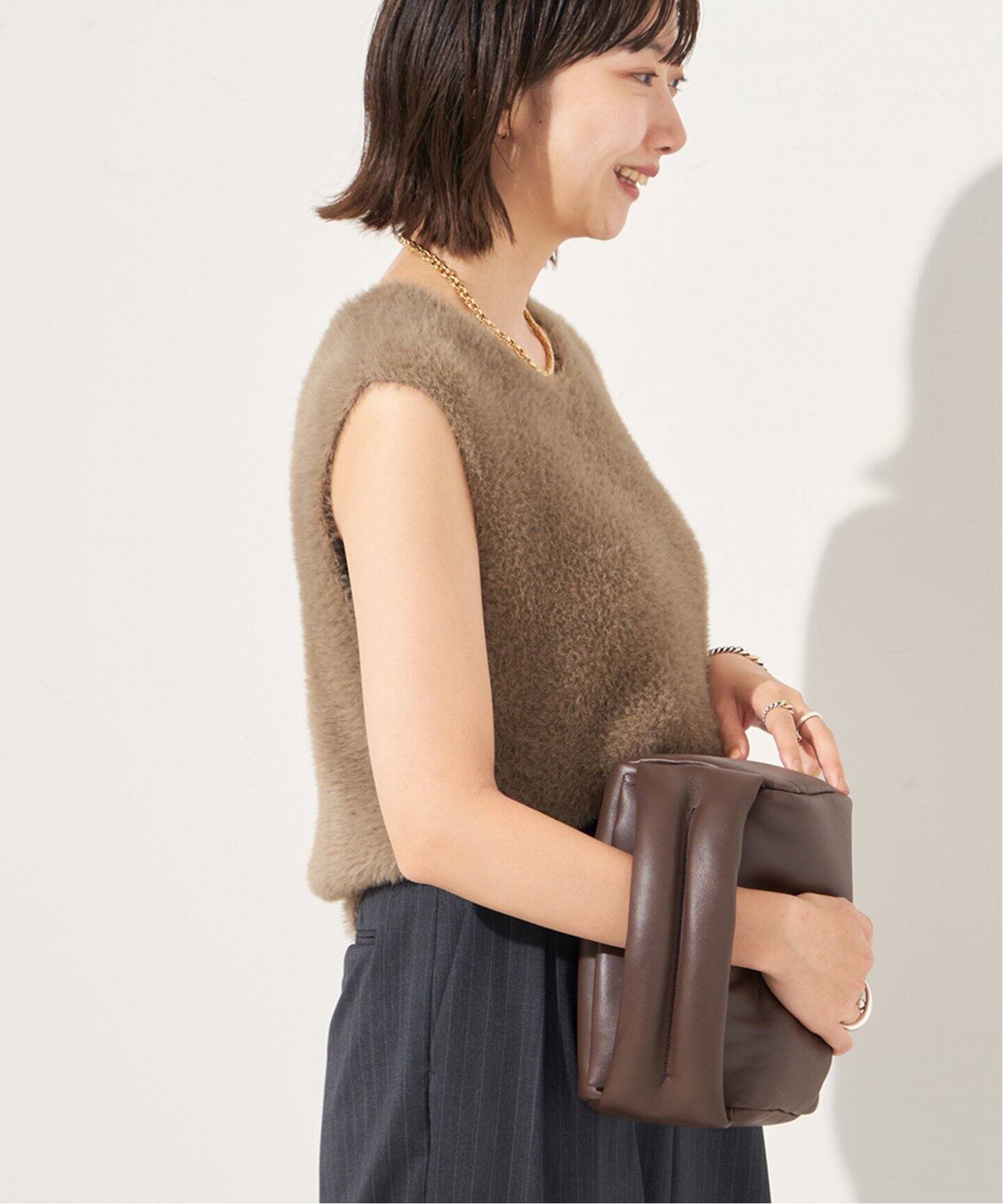 SHAGGY CROPPED プルオーバー（ニット／セーター）｜Plage（プラージュ  