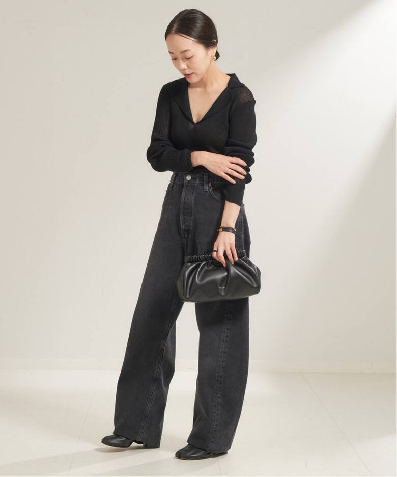 追加》TAILOR COLLAR RIB プルオーバー（ニット／セーター）｜Plage 