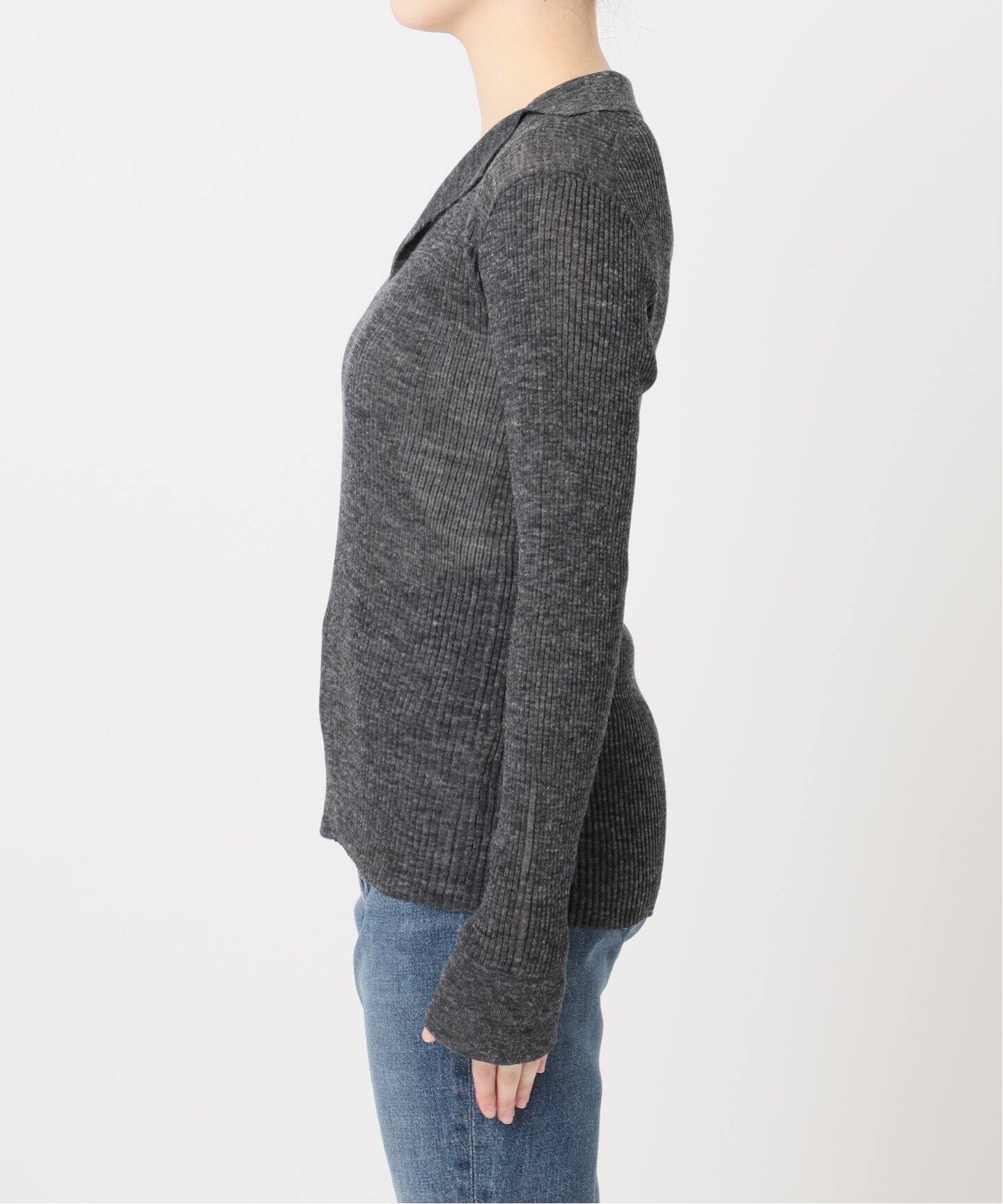 WEB限定追加》TAILOR COLLAR RIB プルオーバー（ニット／セーター