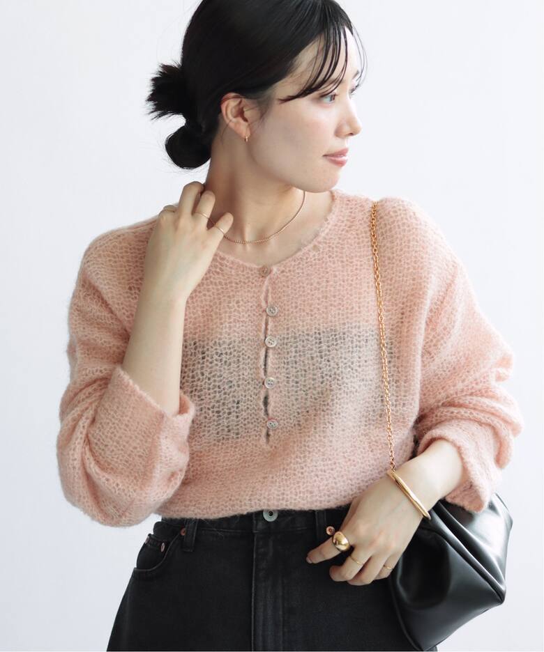 HENLEY ALPACA mix プルオーバー（ニット／セーター）｜Plage  