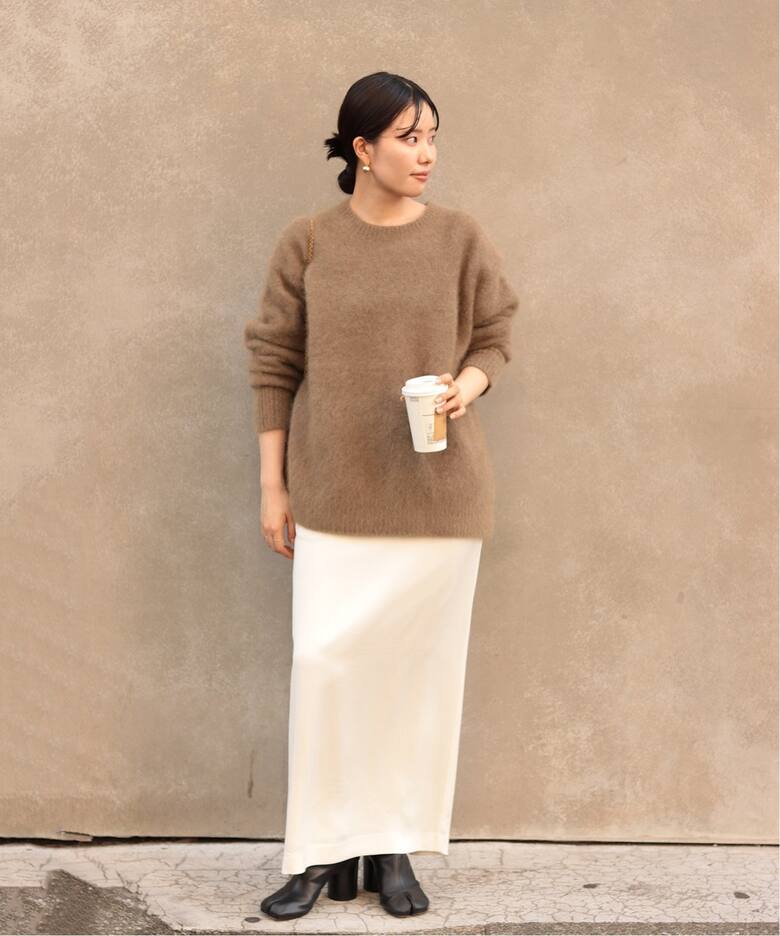 WEB限定追加》Fur Nuance プルオーバー（ニット／セーター）｜Plage  