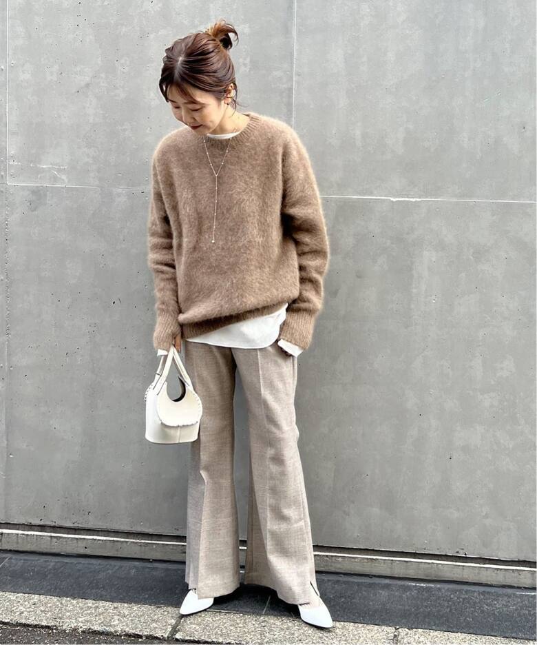 WEB限定追加》Fur Nuance プルオーバー（ニット／セーター）｜Plage  