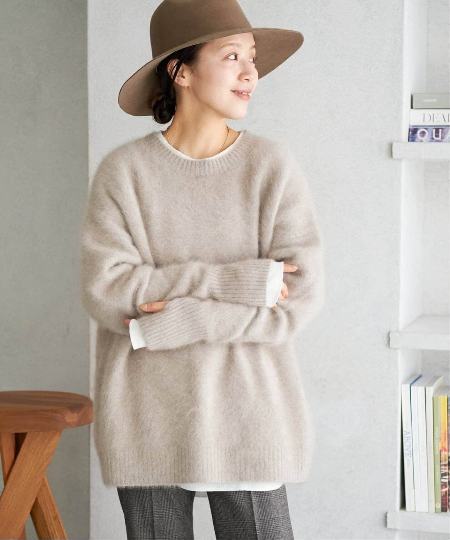 WEB限定追加》Fur Nuance プルオーバー2（ニット／セーター）｜Plage  