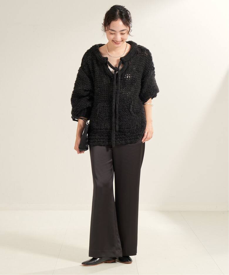 ENRICA/エンリカ DRAWSTRING プルオーバー（ニット／セーター）｜Plage  