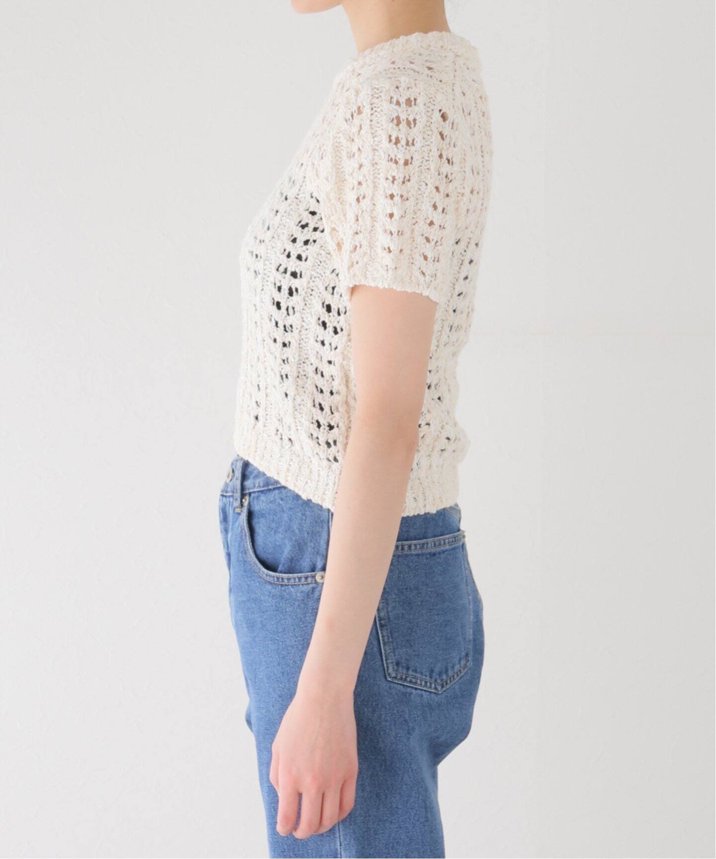 新品未使用Plage 【le/ル】MARY CROCHET KNITプルオーバー le/ル 】 MARY CROCHET KNIT プルオーバー（ニット／セーター