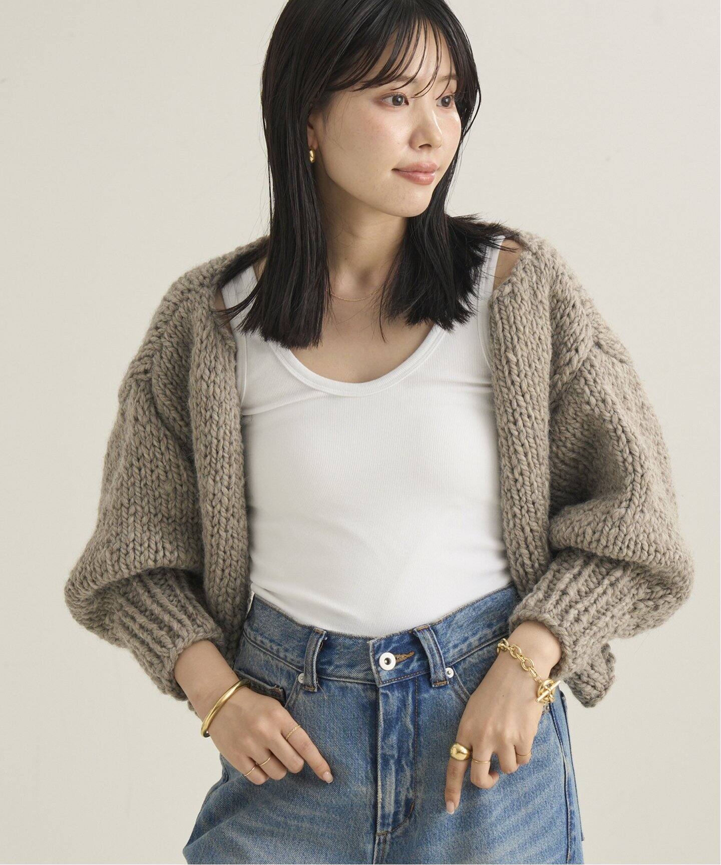 SEEALL/シーオール HAND BOLERO カーディガン（カーディガン）｜Plage 