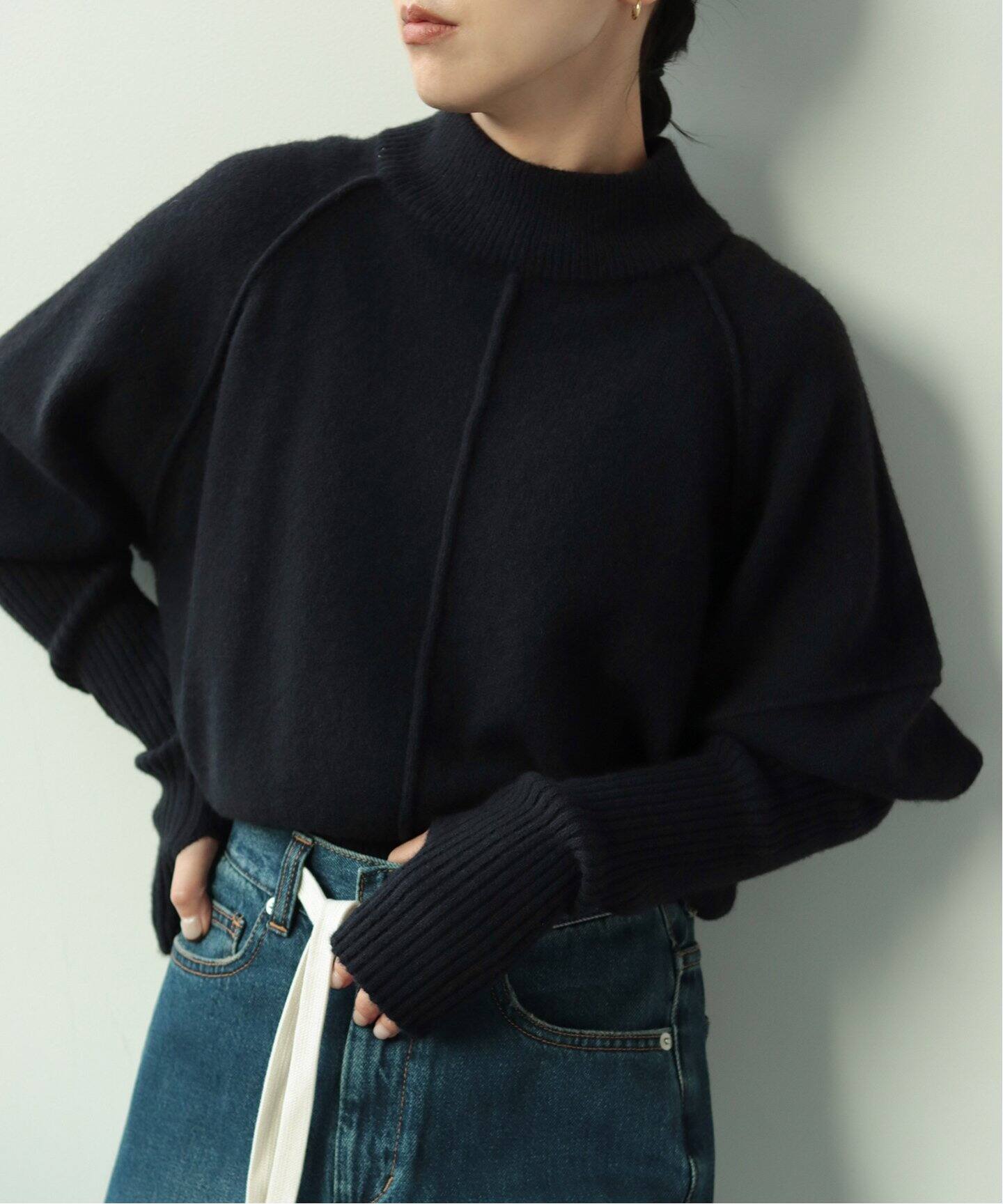 SEEALL/シ―オール SLEEVE SWEATER トップス（ニット／セーター