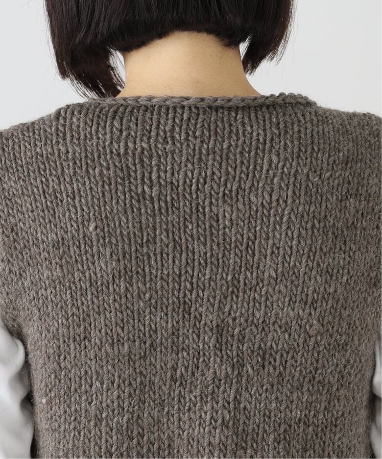 SEEALLしーおーる別注 LACE SCALE GILET ベすと　38 SEEALLしーおーる別注 LACE SCALE GILET ベすと 38