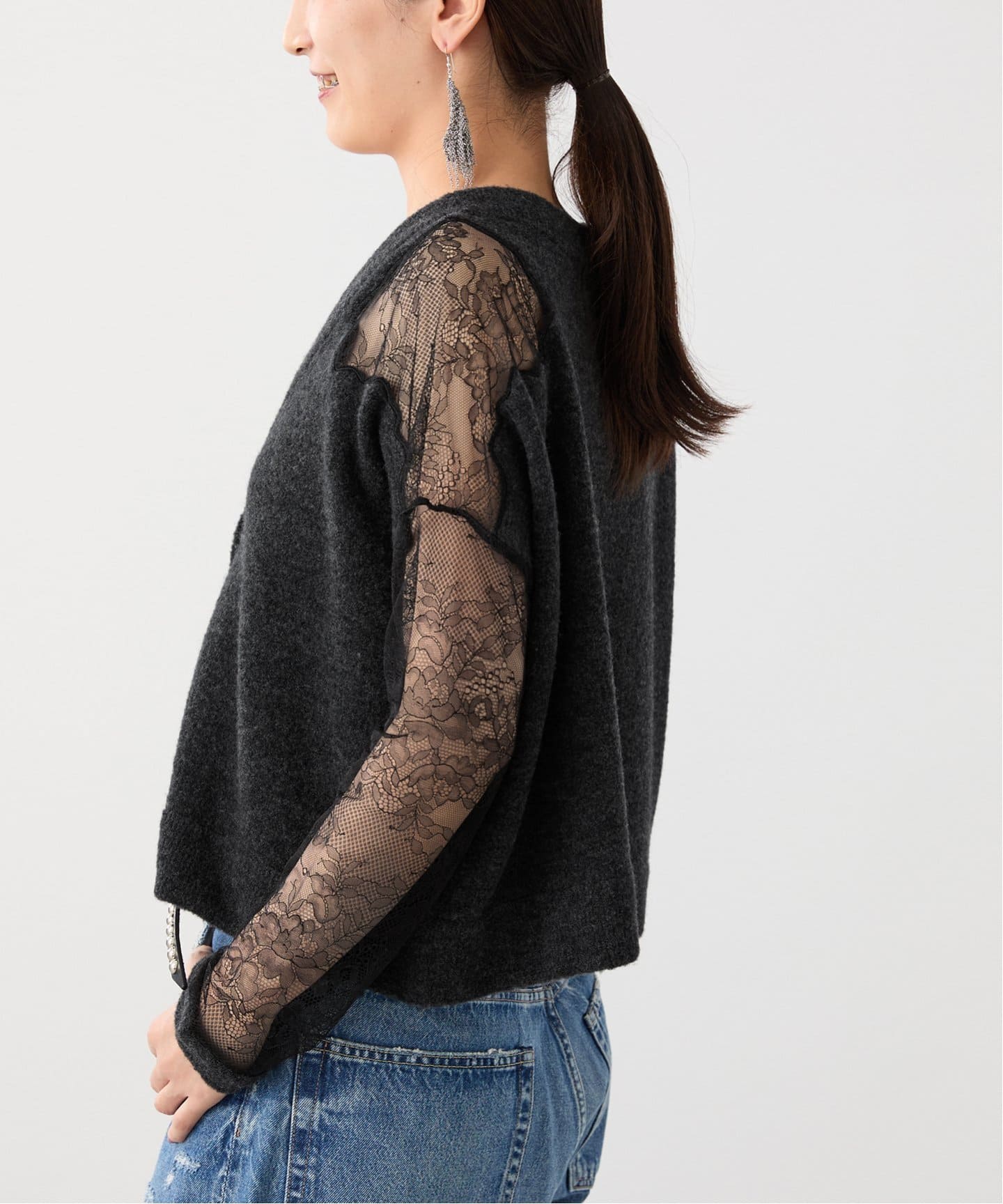 24SS VERMEIL par iena ペーパーテープヤーン　カーデ VERMEIL par iena｜ペーパーテープヤーン カーデ | Rakuten