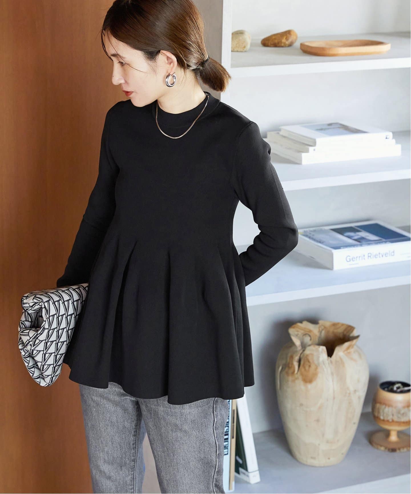 フォルムニットフレアプルオーバー（ニット／セーター）｜VERMEIL par