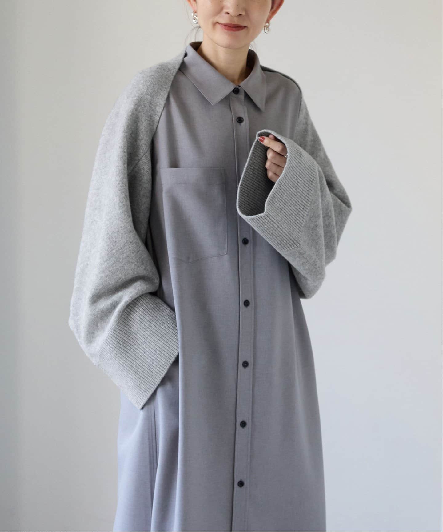 Pure merino wool ショートプルオーバー（ニット／セーター）｜VERMEIL