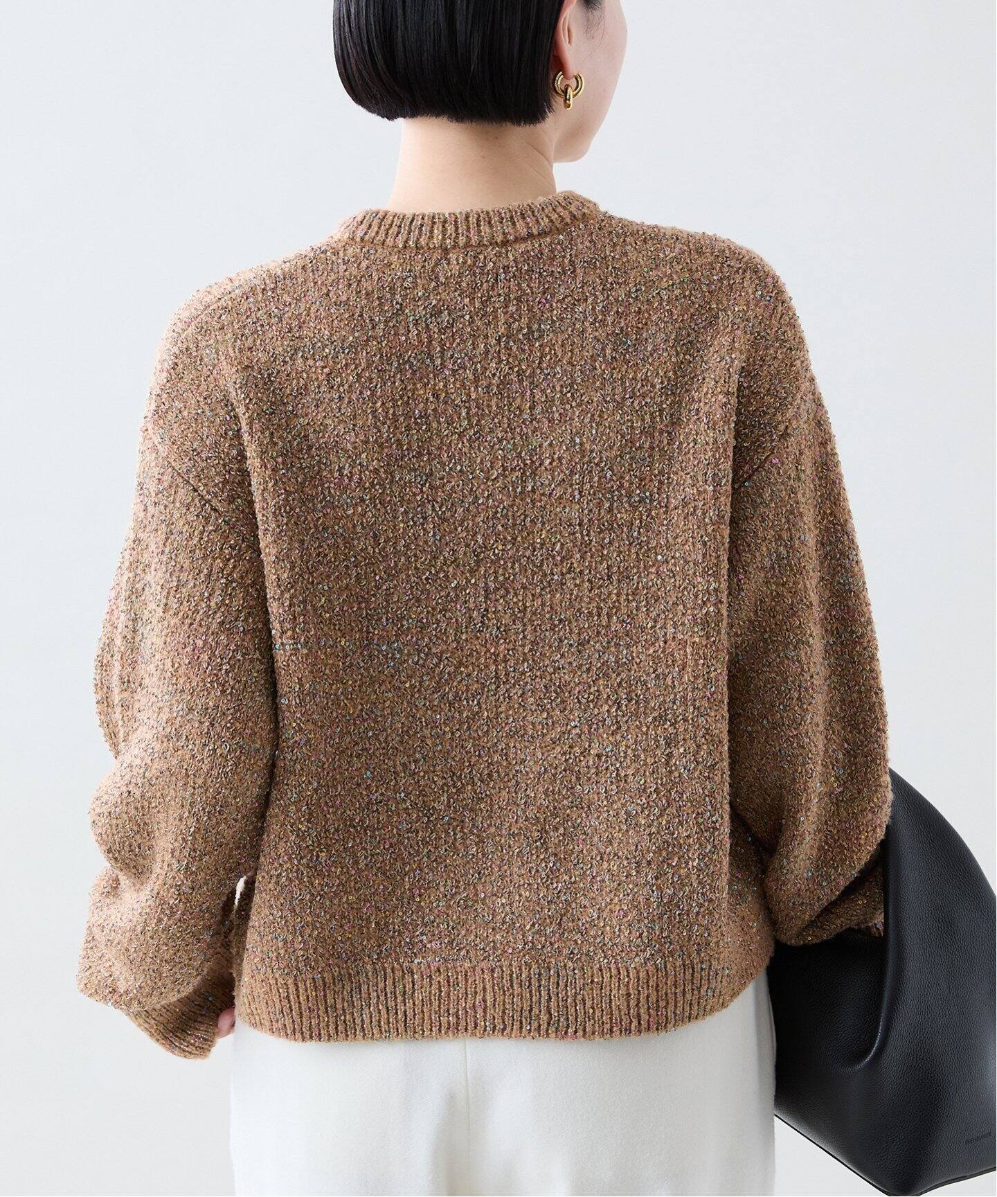 Bouleスパンコールニットプルオーバー（ニット／セーター）｜VERMEIL  