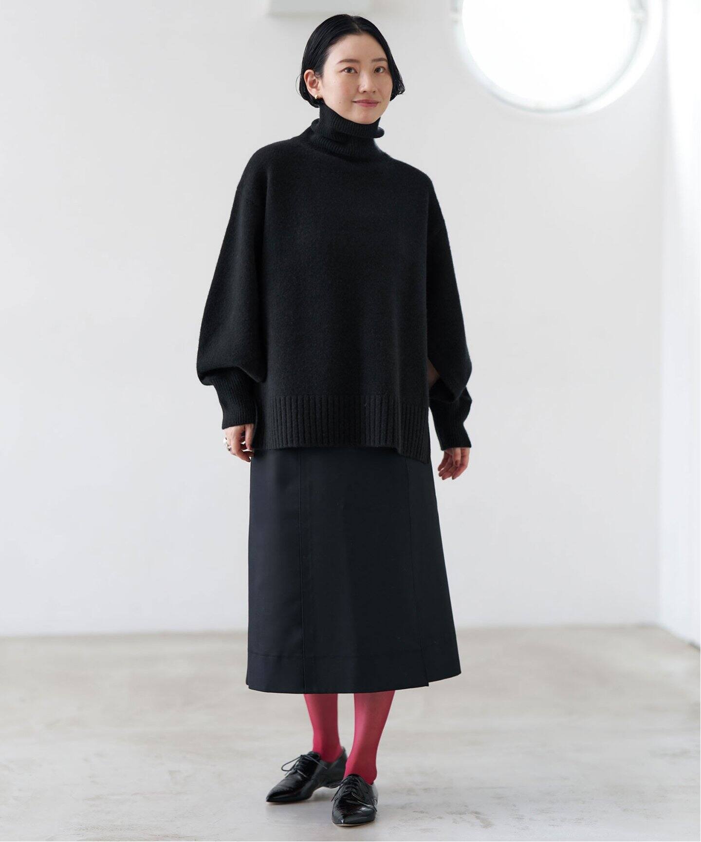 ウールカシミヤニットタートルプルオーバー（ニット／セーター  