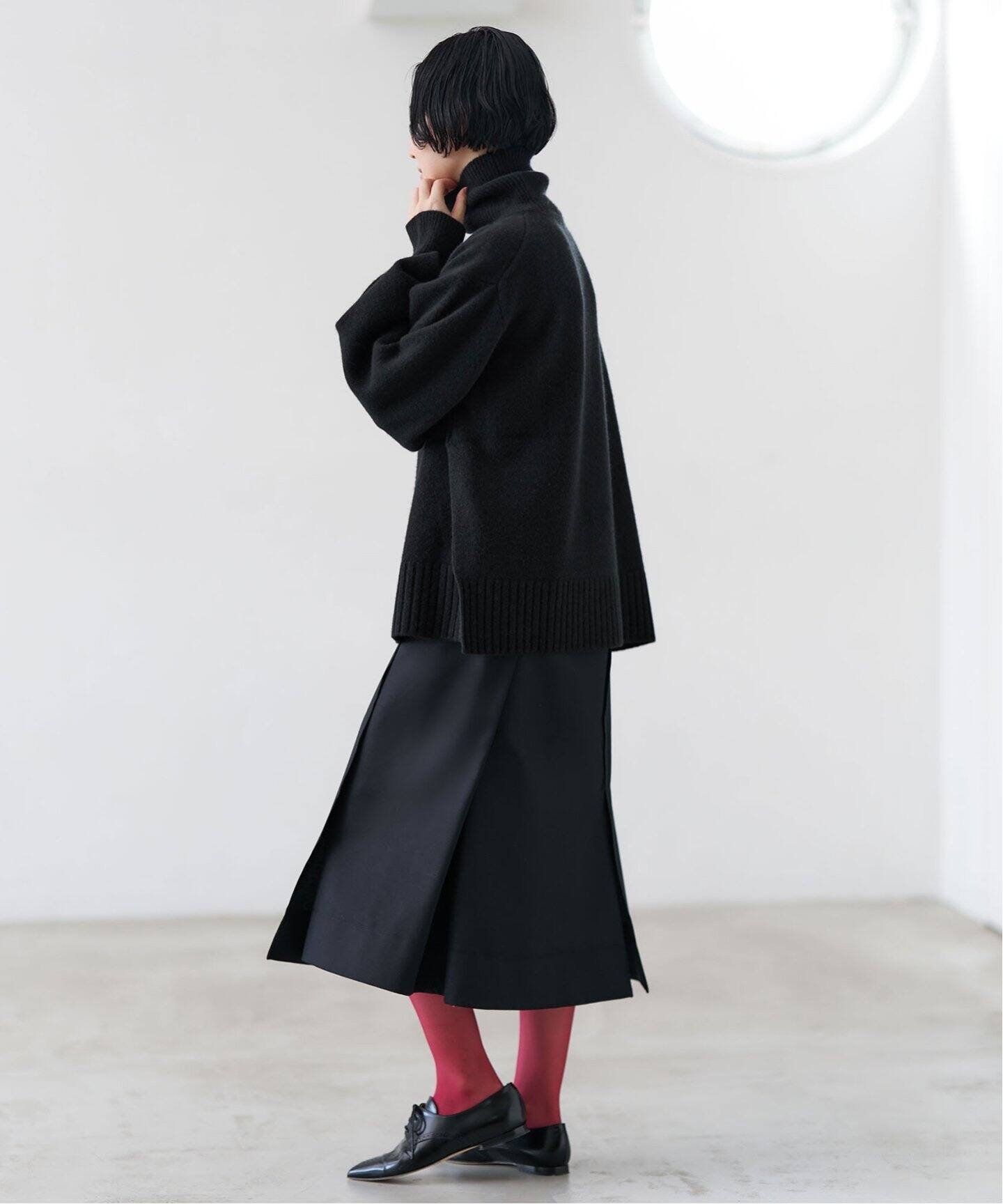 ウールカシミヤニットタートルプルオーバー（ニット／セーター  