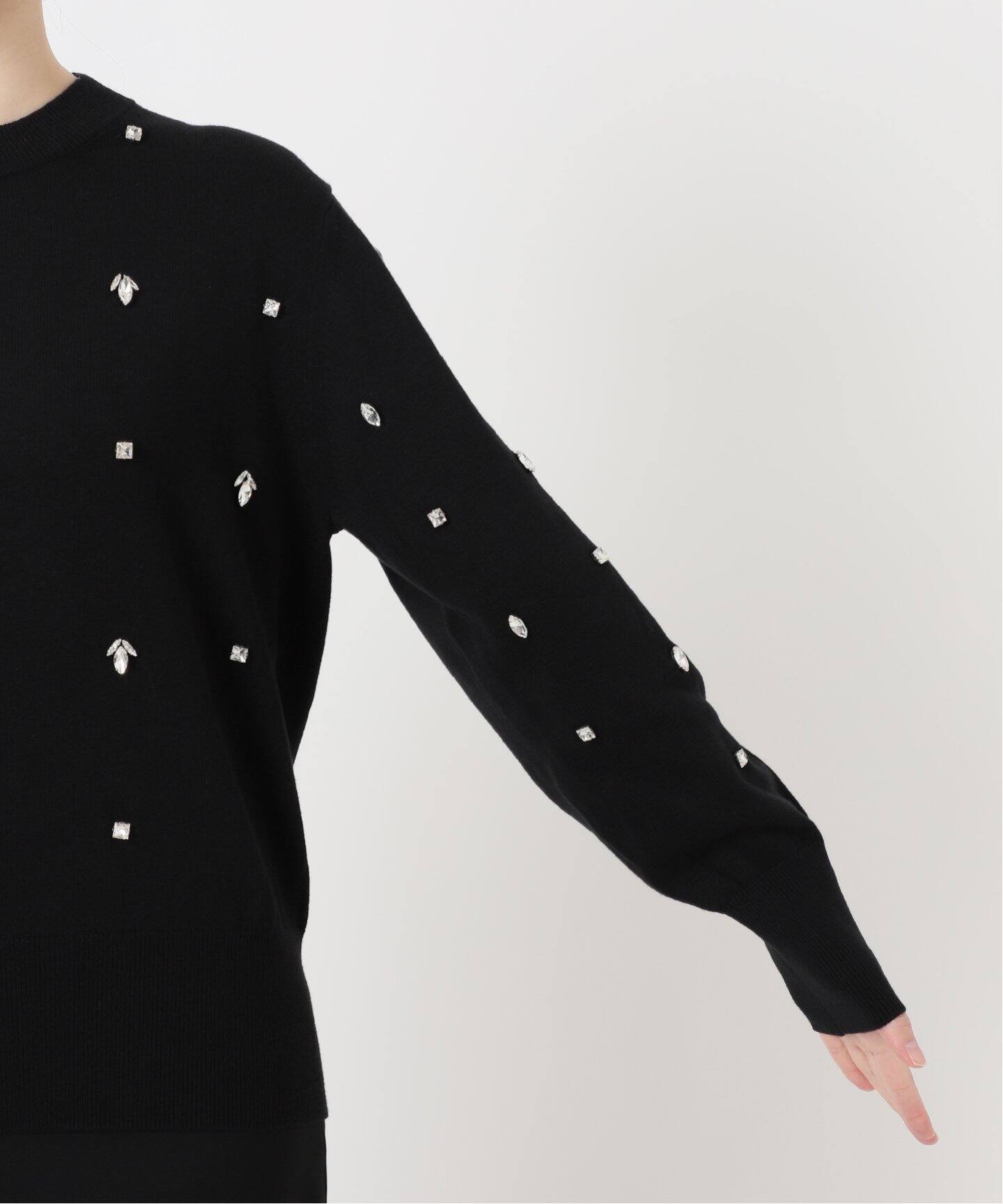 未使用VERMEIL par ienaコットンカシミヤビジュープルオーバー コットンカシミヤビジュープルオーバー（ニット／セーター）｜VERMEIL