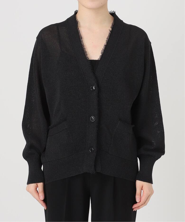 ペーパーテープヤーン カーデ（カーディガン）｜VERMEIL par iena  