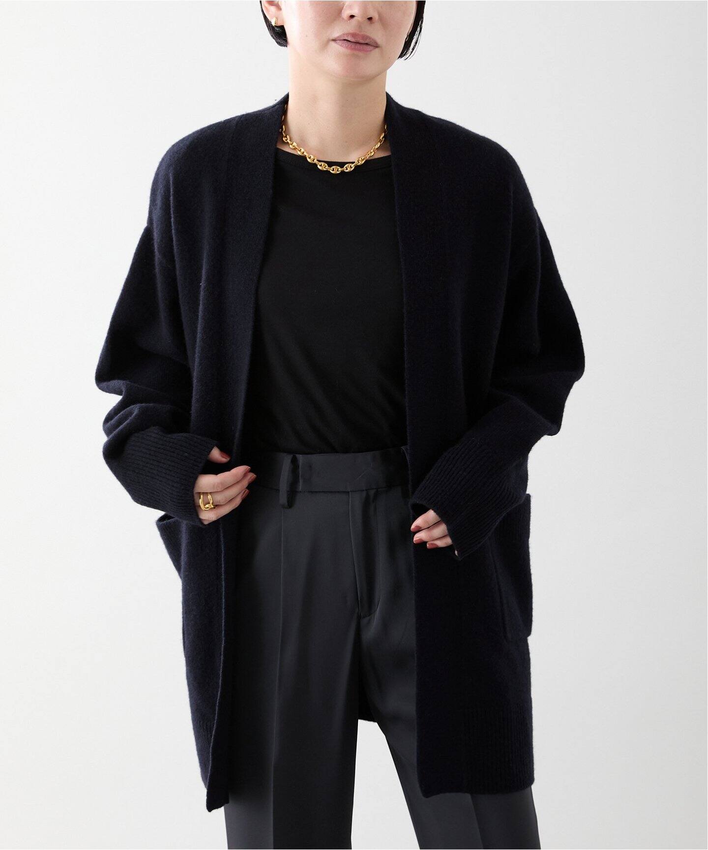 Pure merino wool ロングカーディガン（カーディガン）｜VERMEIL par 
