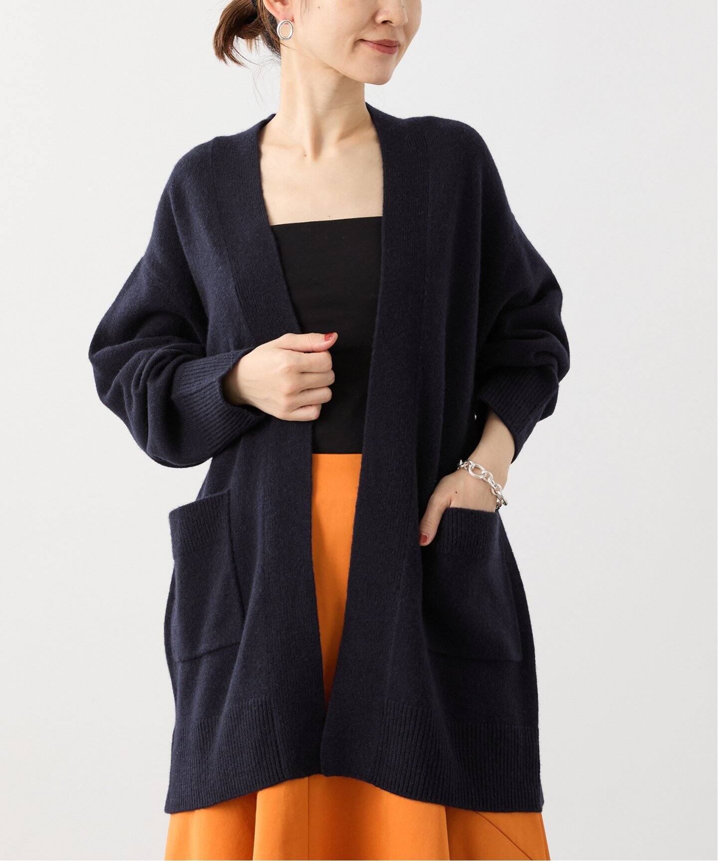 Pure merino wool ロングカーディガン（カーディガン）｜VERMEIL par  