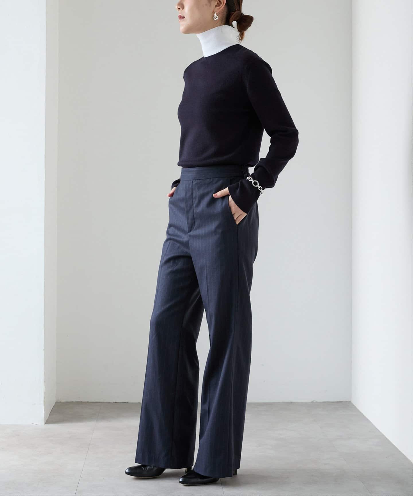 MIKA NAGASAWA x VERMEIL バイカラータートル（ニット／セーター