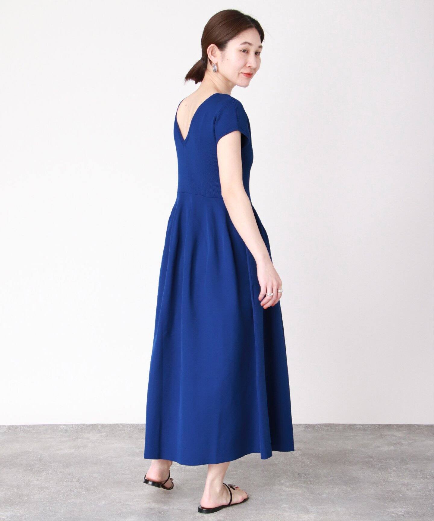 フォルムニット フレンチワンピース（ワンピース）｜VERMEIL par iena 