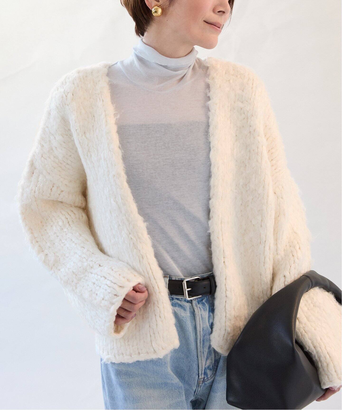 mulberry silk100 HandKnit（カーディガン）｜VERMEIL par iena  