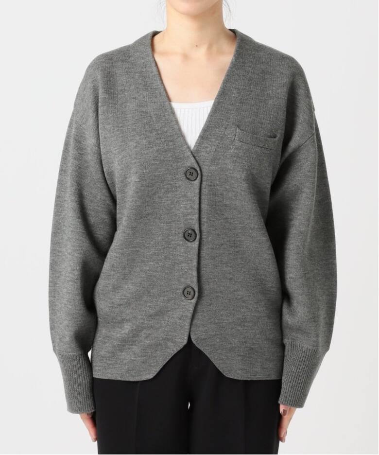 wool ダブルフェイスニットカーディガン（カーディガン）｜VERMEIL par 