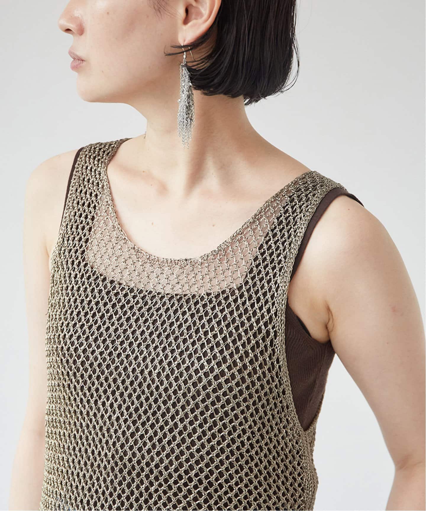 新品同様　VERMELI par iena キラキラニット VERMEIL par iena（ヴェルメイユパーイエナ）の「Glitter セーター