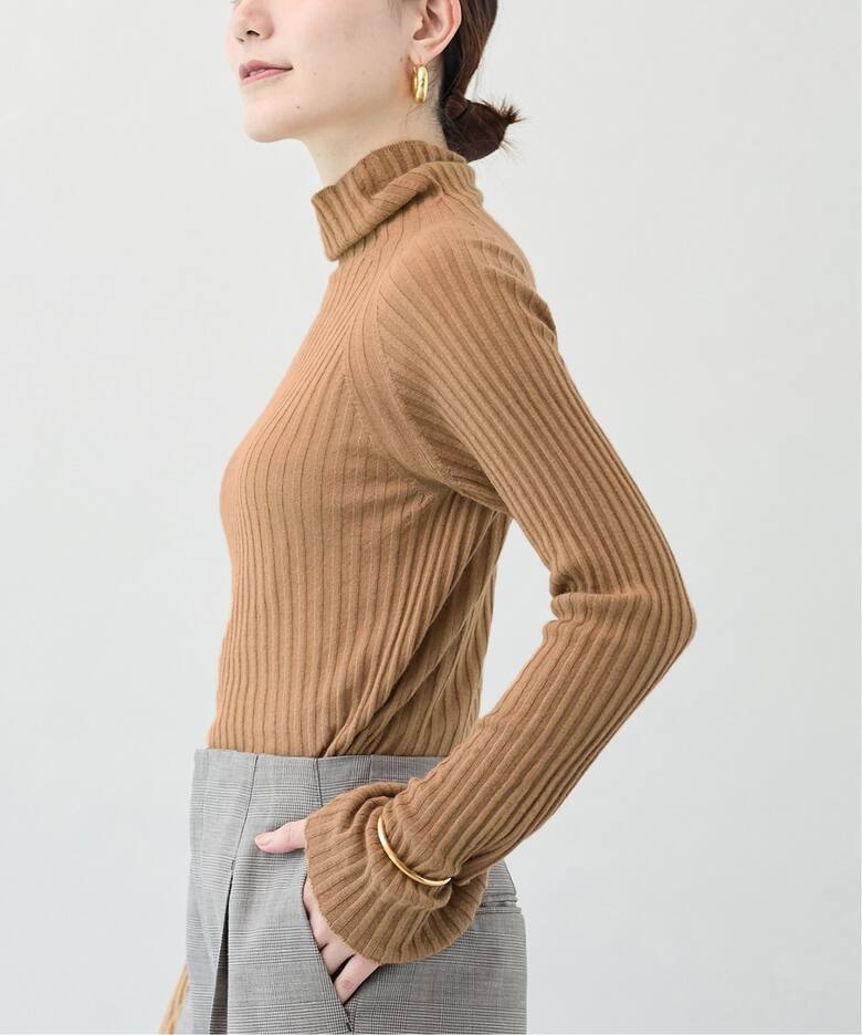 ENRICA(エンリカ) カシミヤシルクRib 24W002KNIT193（ニット／セーター 