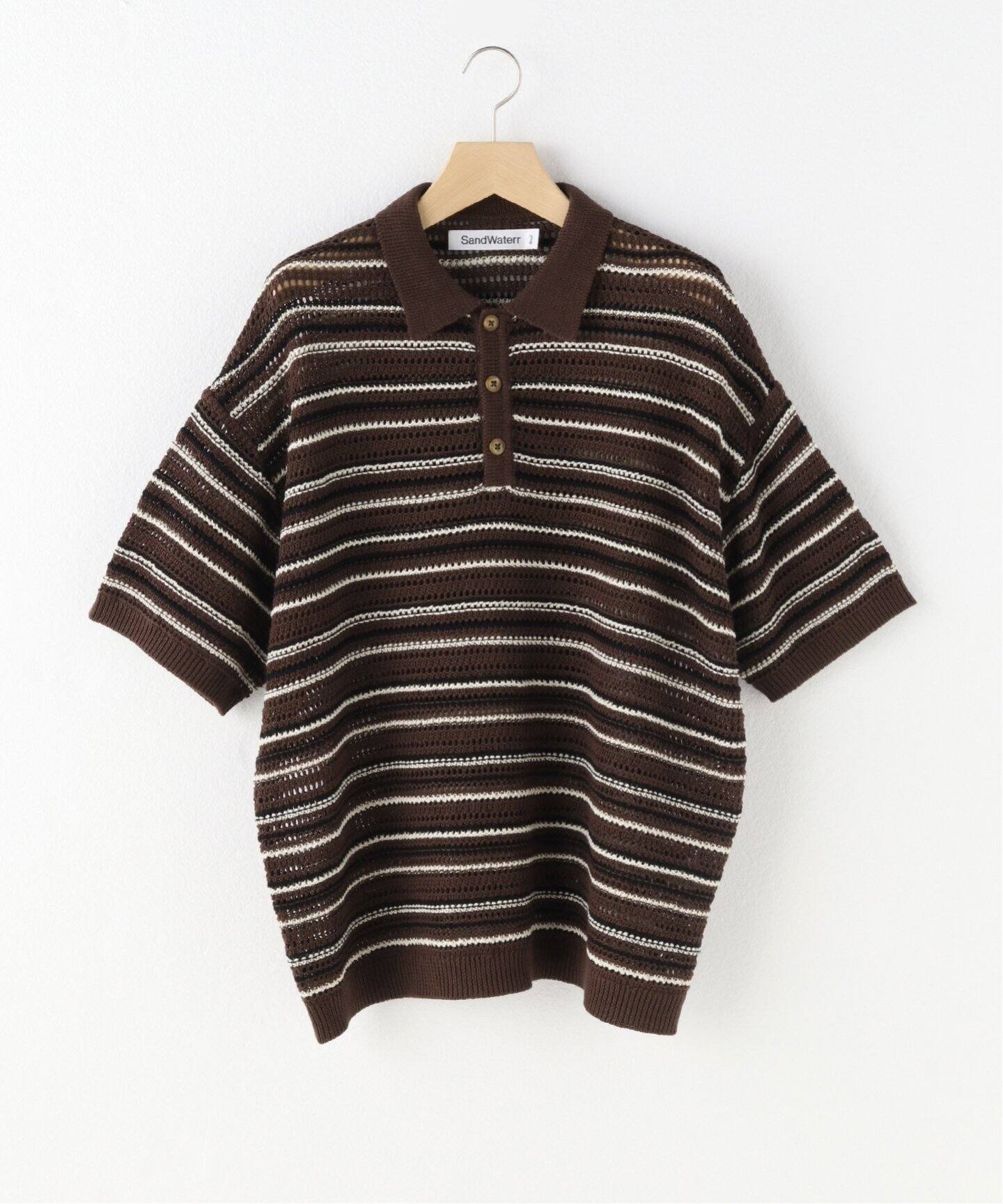 SandWaterr RESEARCHED KNIT POLO ポロシャツ