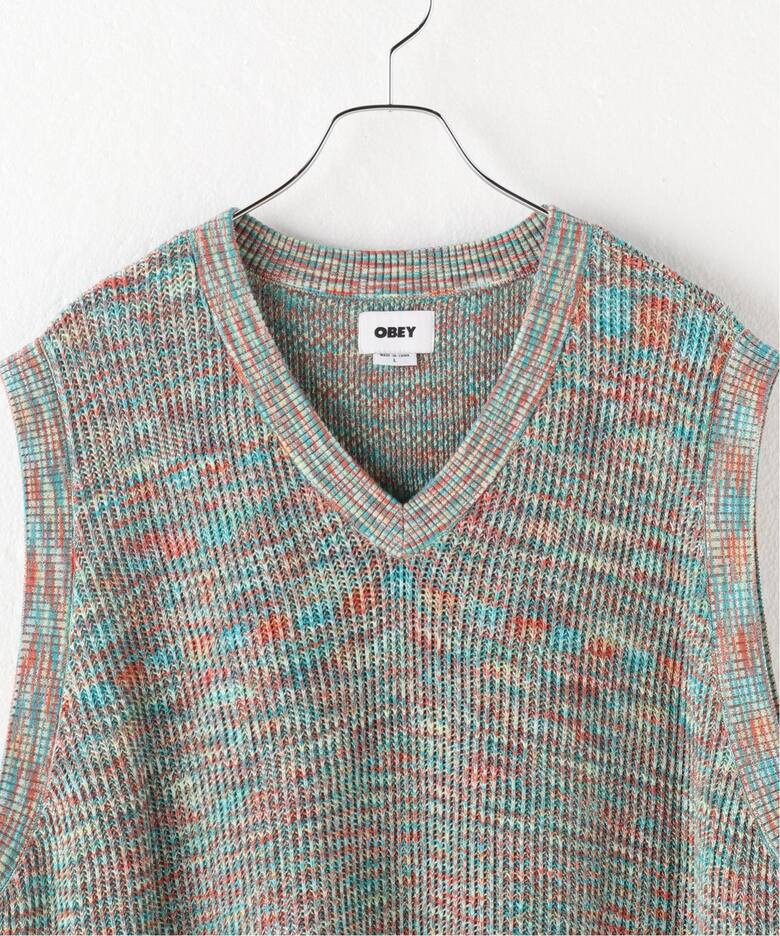 OBEY / オベイ】 CLYNTON SWEATER VEST（ベスト）｜JOINT WORKS 