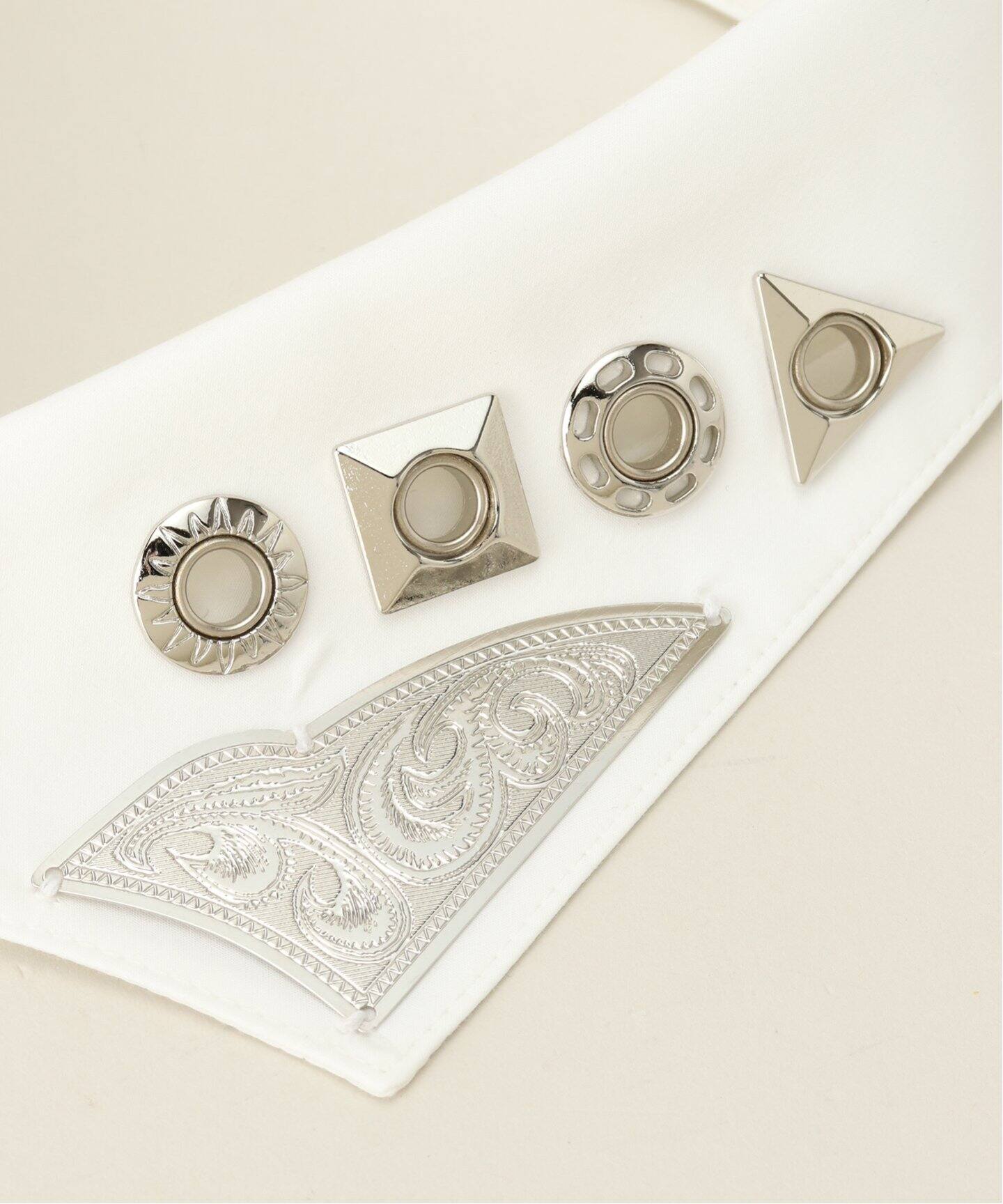 TOGA PULLA METAL COLLAR TZ242-AC951：付け襟（その他ファッション 