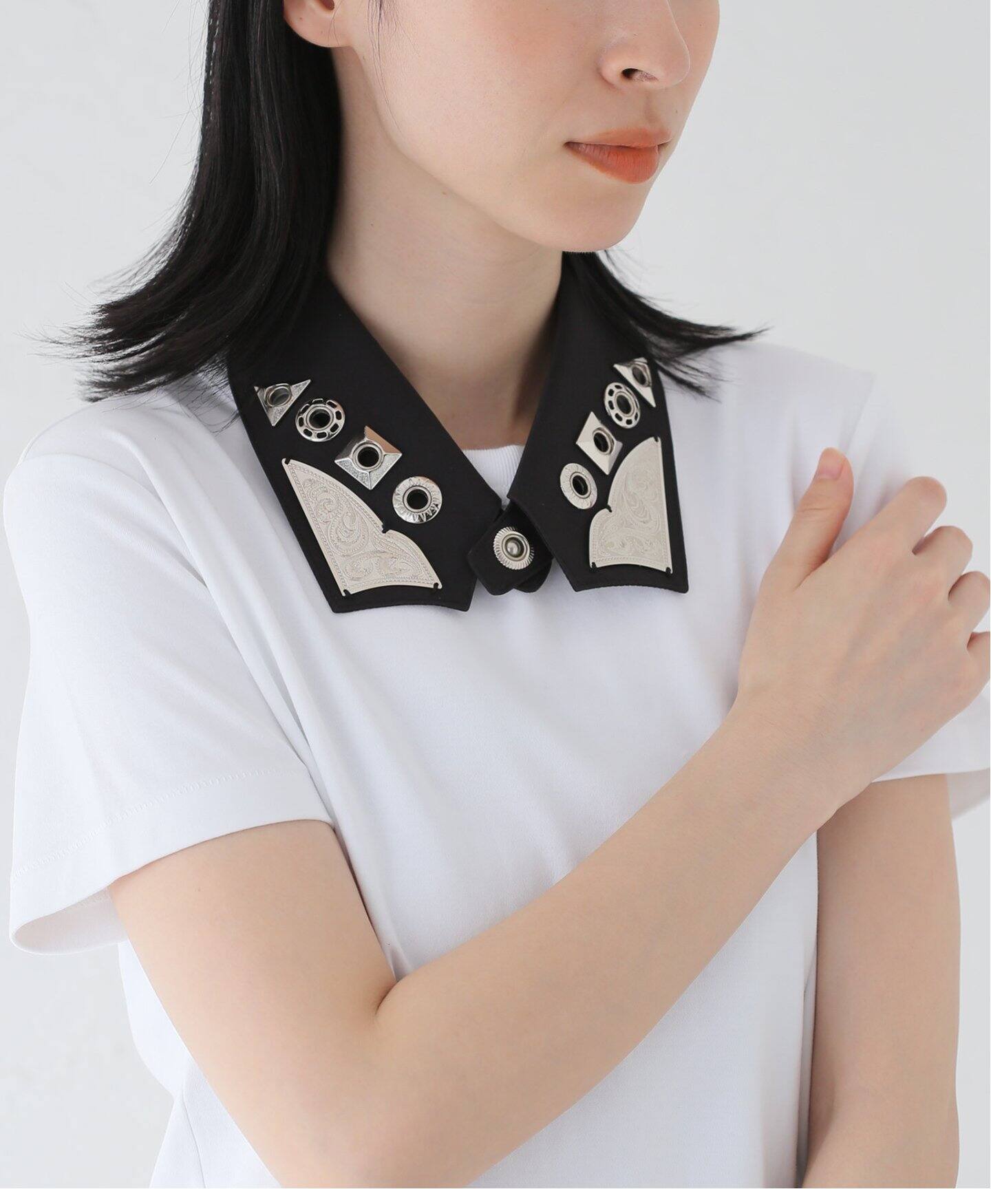 TOGA PULLA METAL COLLAR TZ242-AC951：付け襟（その他ファッション  