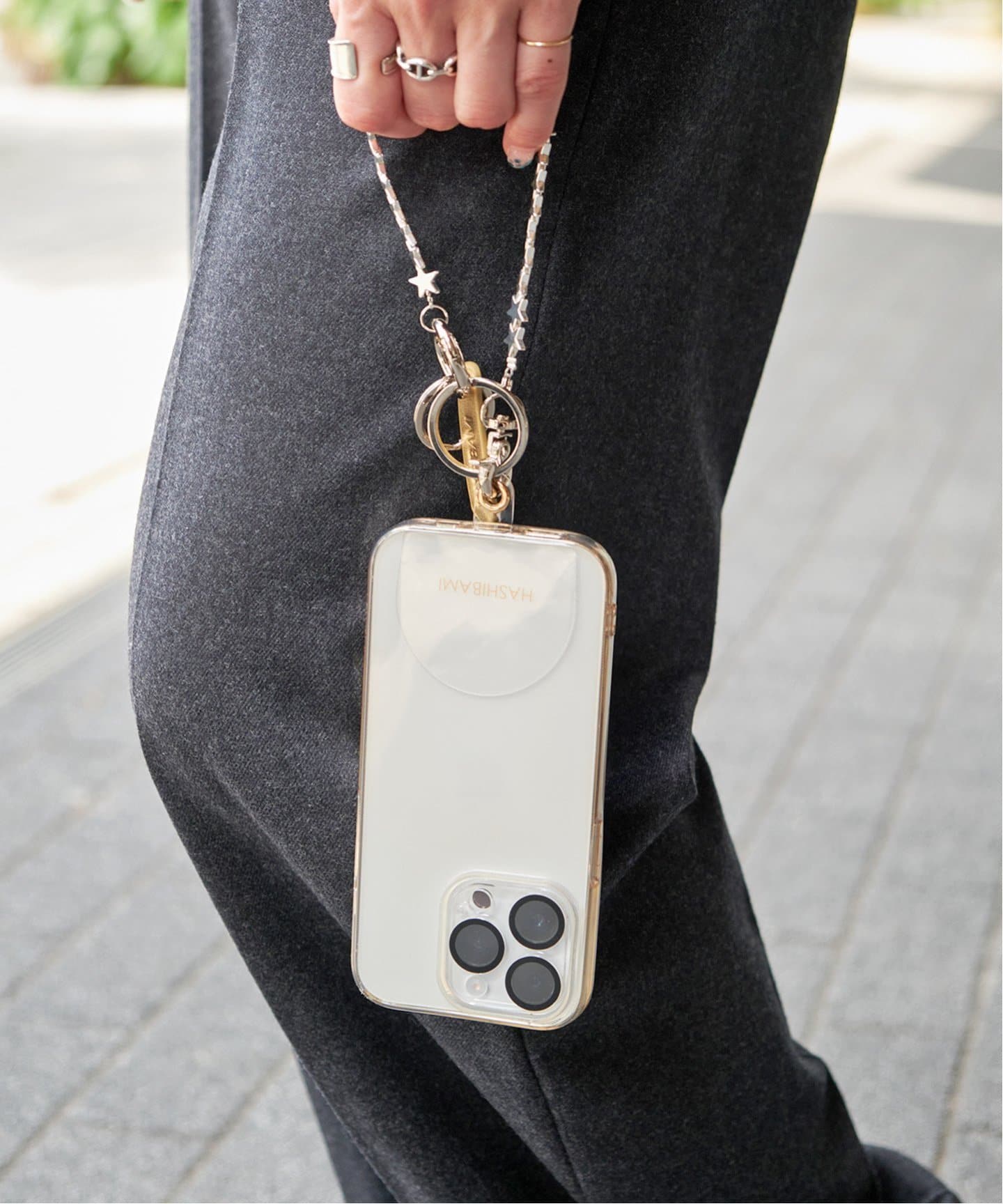 ≪WEB限定追加3≫HASHIBAMI / ハシバミ ヘマタイトスタースマホ