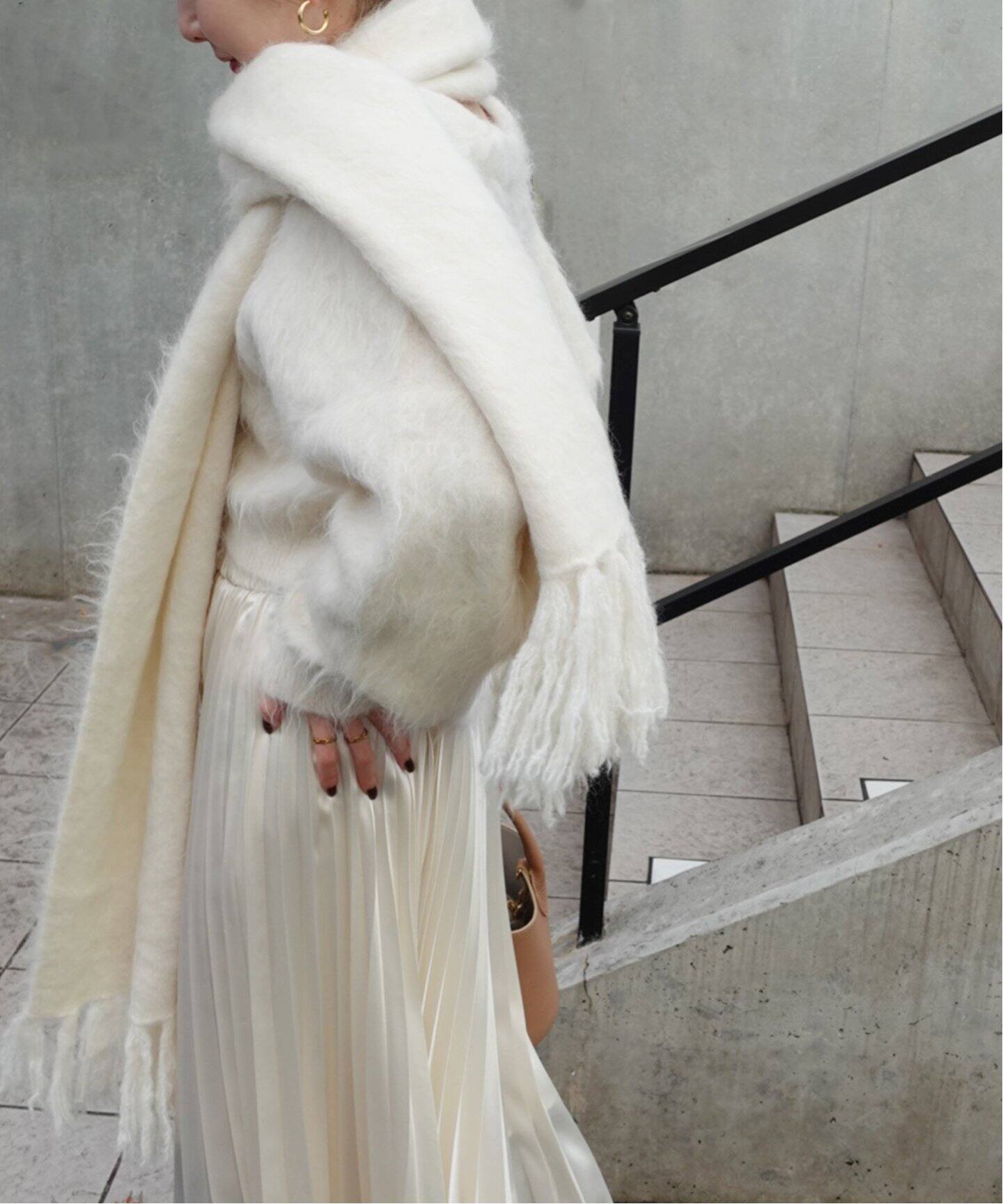 アルパカ混シャギービッグマフラー（マフラー）｜NOBLE（ノーブル）の  