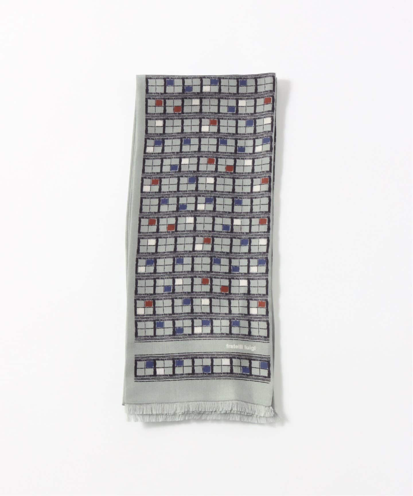 Fratelli Luigi / フラテッリ ルイージ】Like Night Lattice Scarf