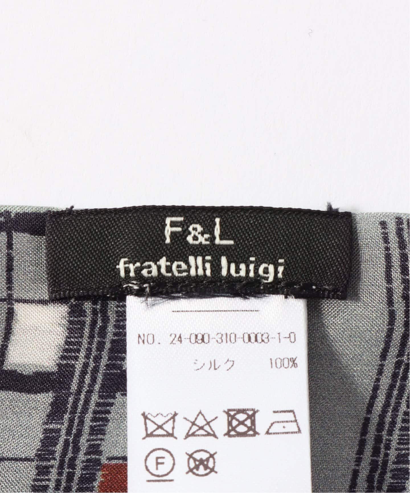 Fratelli Luigi / フラテッリ ルイージ】Like Night Lattice Scarf