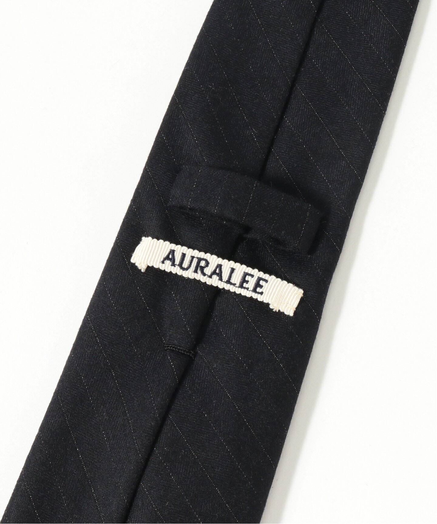 AURALEE WOOL FULLING FLANNEL STRIPE TIE A24AT06HC（ネクタイ 