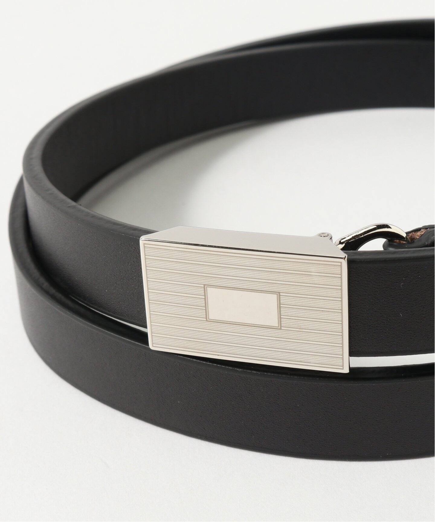 AURALEE LEATHER SLIDE BELT A24AB03RP-M（ベルト）｜EDIFICE  