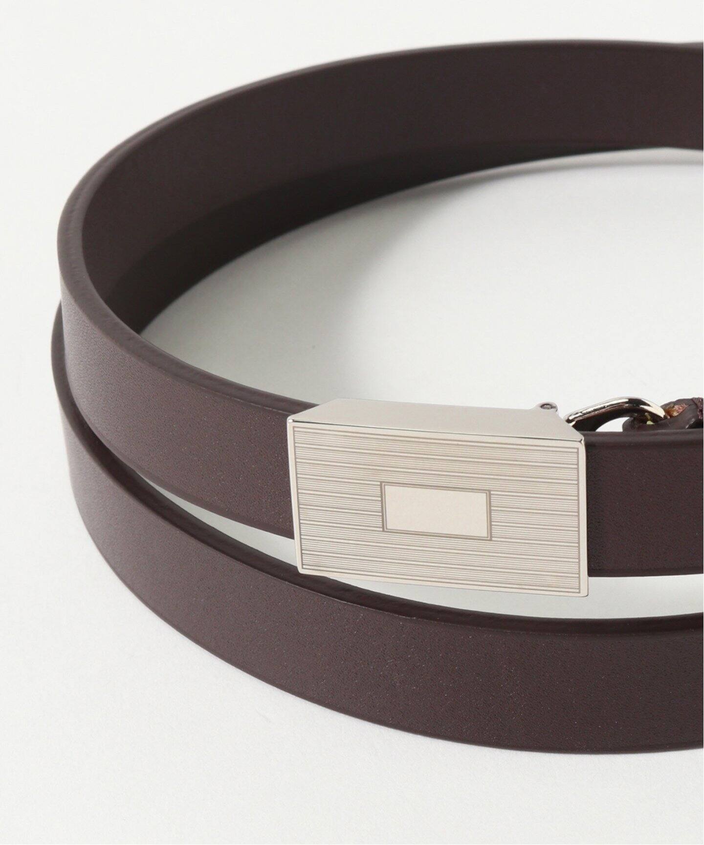 AURALEE LEATHER SLIDE BELT A24AB03RP-M（ベルト）｜EDIFICE  