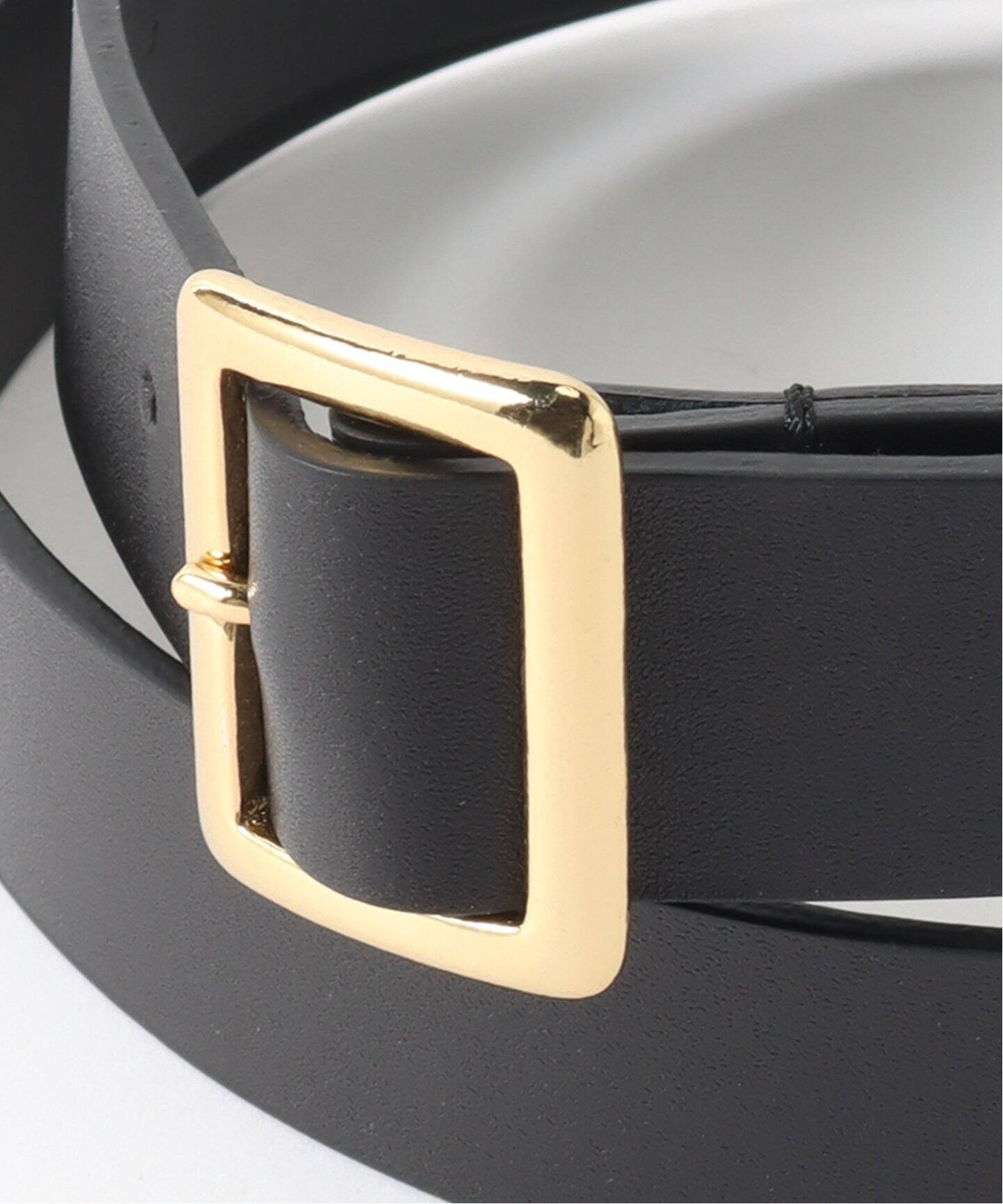 AURALEE (オーラリー) LEATHER SQUARE BUCKLE BELT A24AB04RP-M  