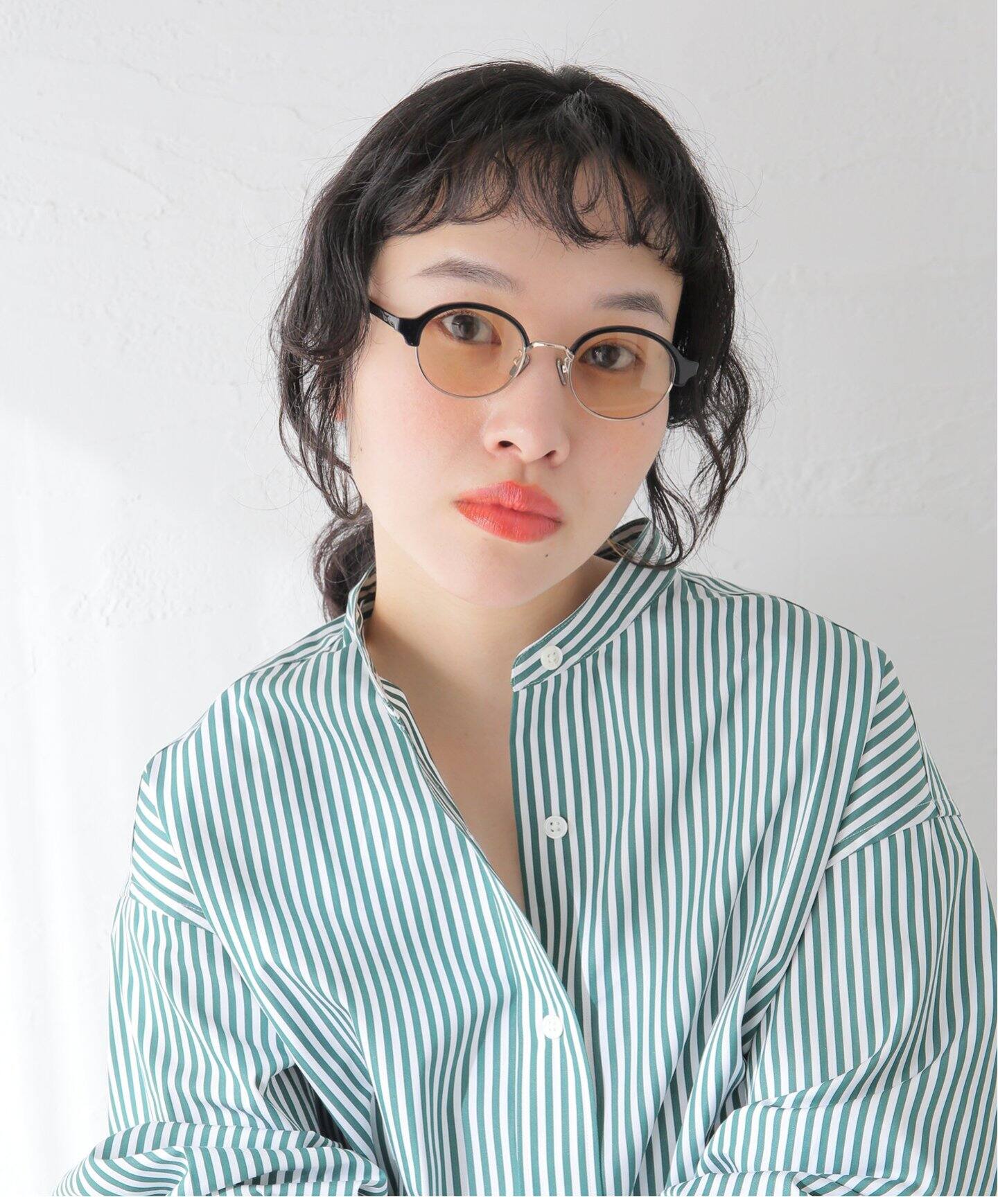 KEARNY/カーニー】NUPURI BLACK*GOLD BROWN LENS：サングラス  