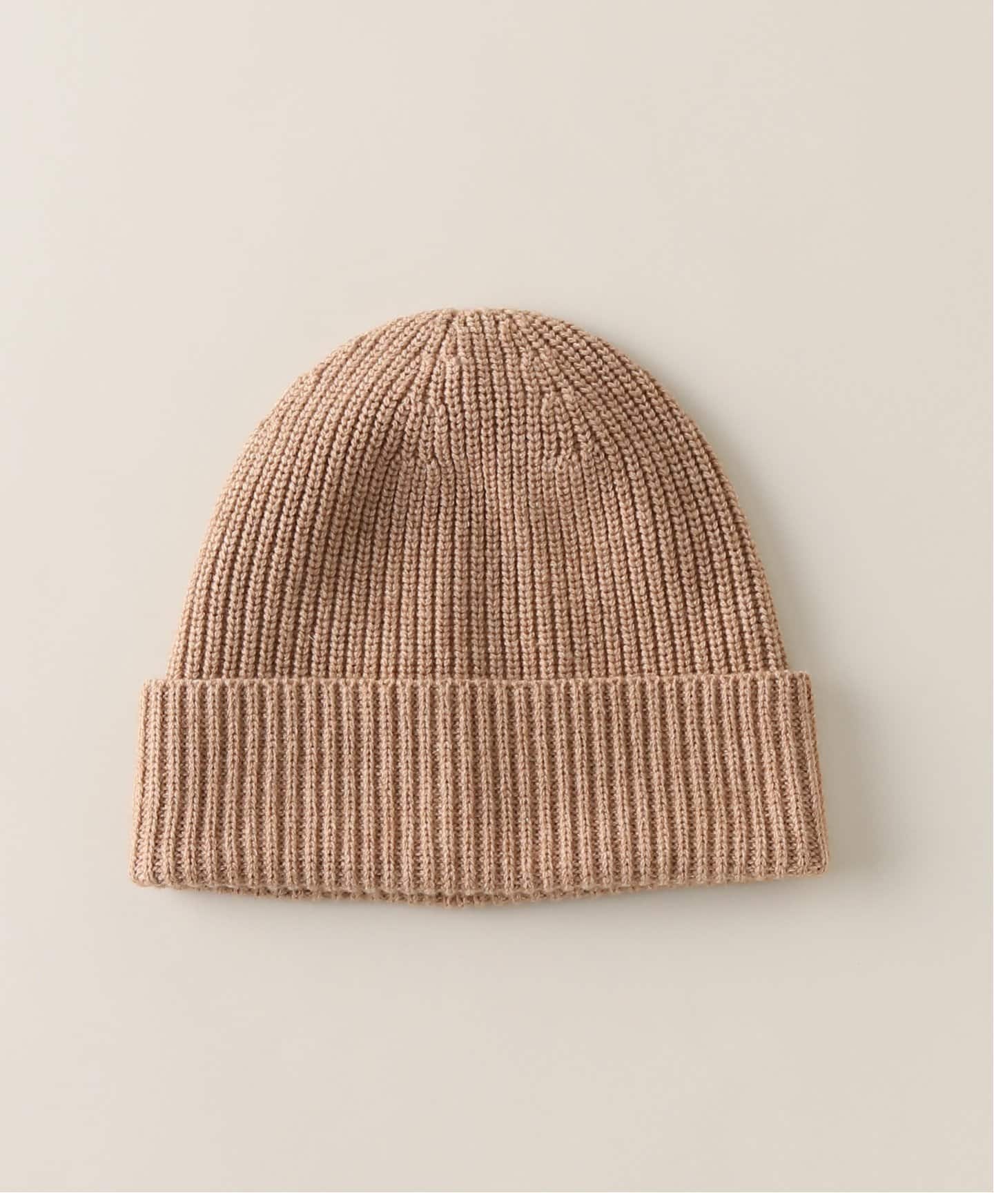 新品 Undercoverism ニット帽 ブラウン　ベージュ アドティエ ad thie カラバリ豊富 リブ編みニット帽 （ベージュ