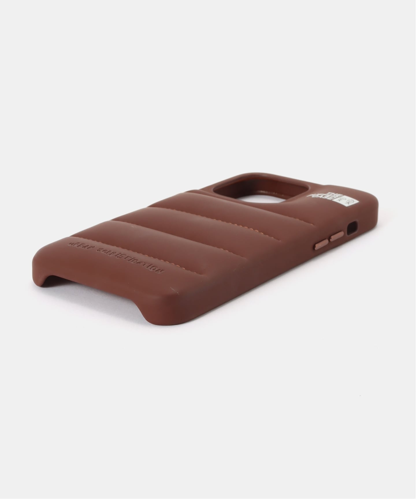 Urban Sophistication ブラウン iPhoneケース Urban Sophistication】 Puffer Case：iPhoneケース 14 Pro（モバイル